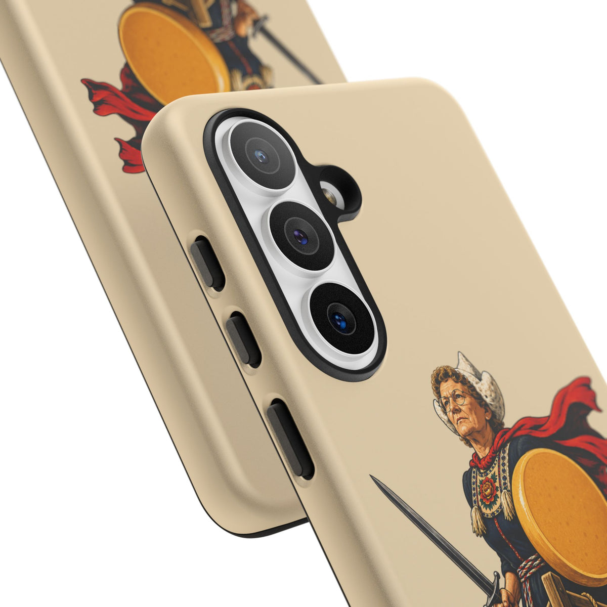 The Goudassey Phone Case — Viking Cheese Shield Design