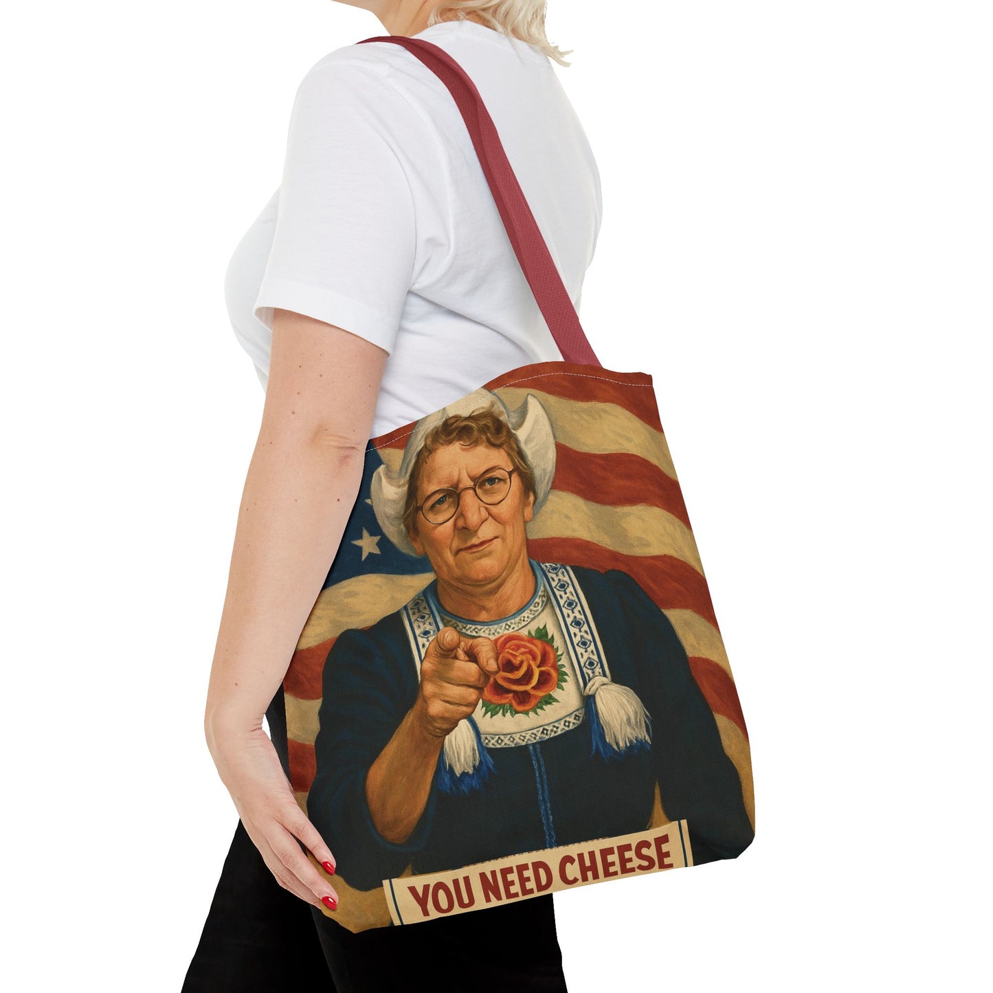 Cheese Lover Tote Bag - Authentic Olga's Merch