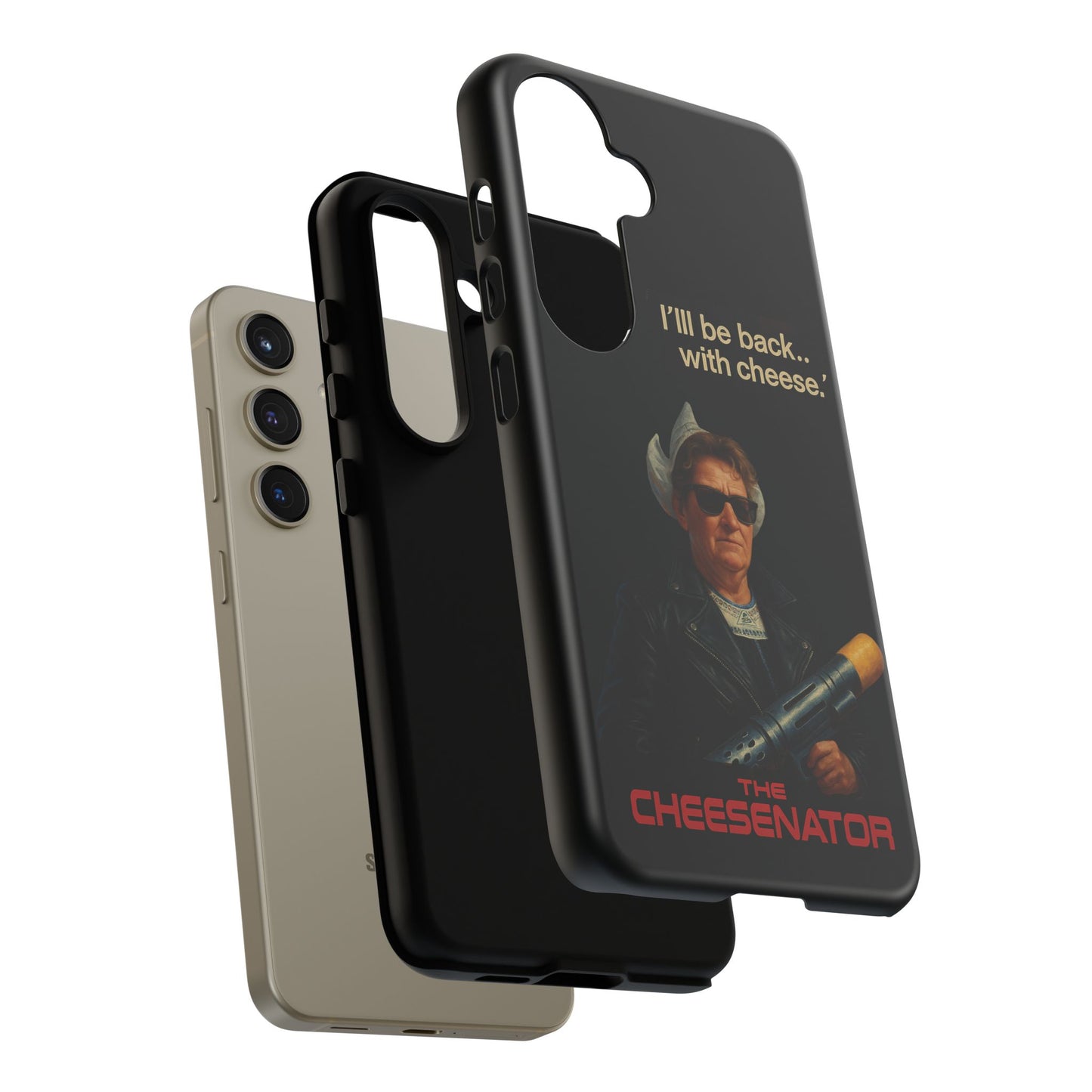 The Cheesenator Phone Case – “I’ll Be Back…With Cheese” Tough Protective Cover
