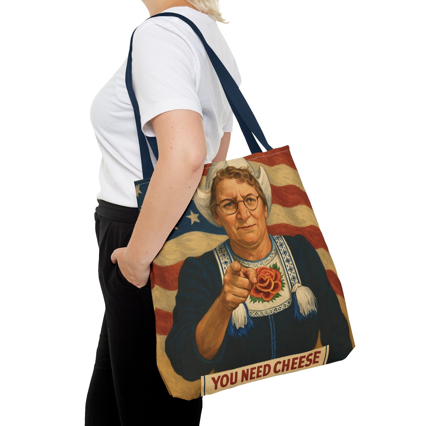 Cheese Lover Tote Bag - Authentic Olga's Merch