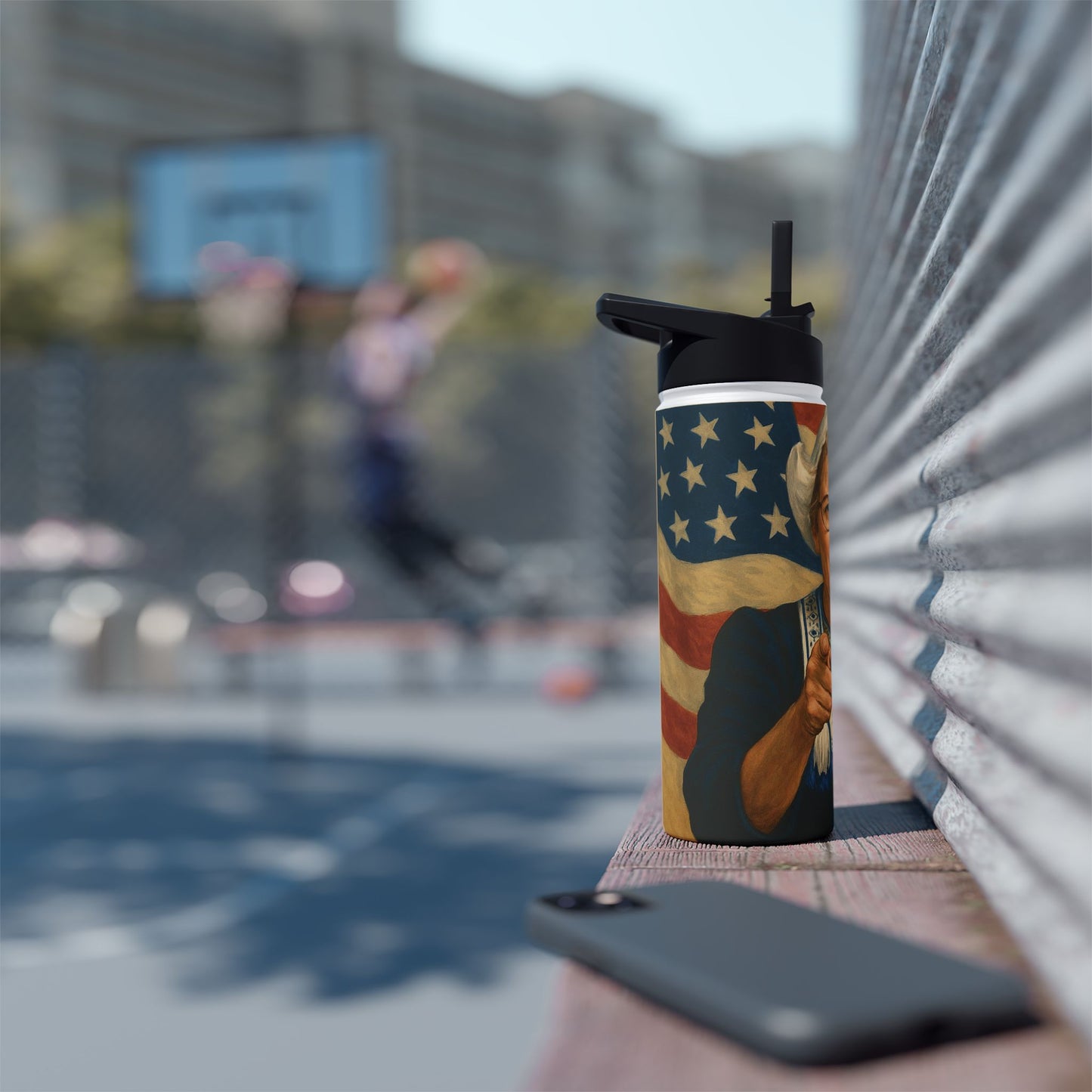 Stainless Steel Water Bottle — 'The Devil Wears Gown' Literary Booklover Bottle