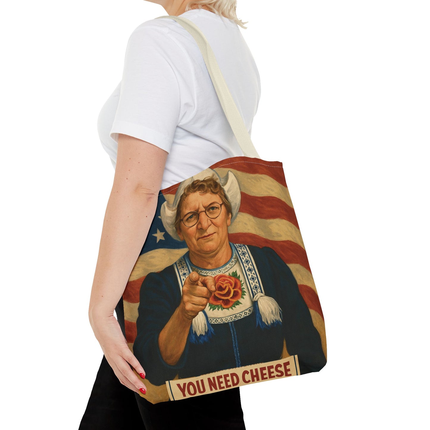 Cheese Lover Tote Bag - Authentic Olga's Merch