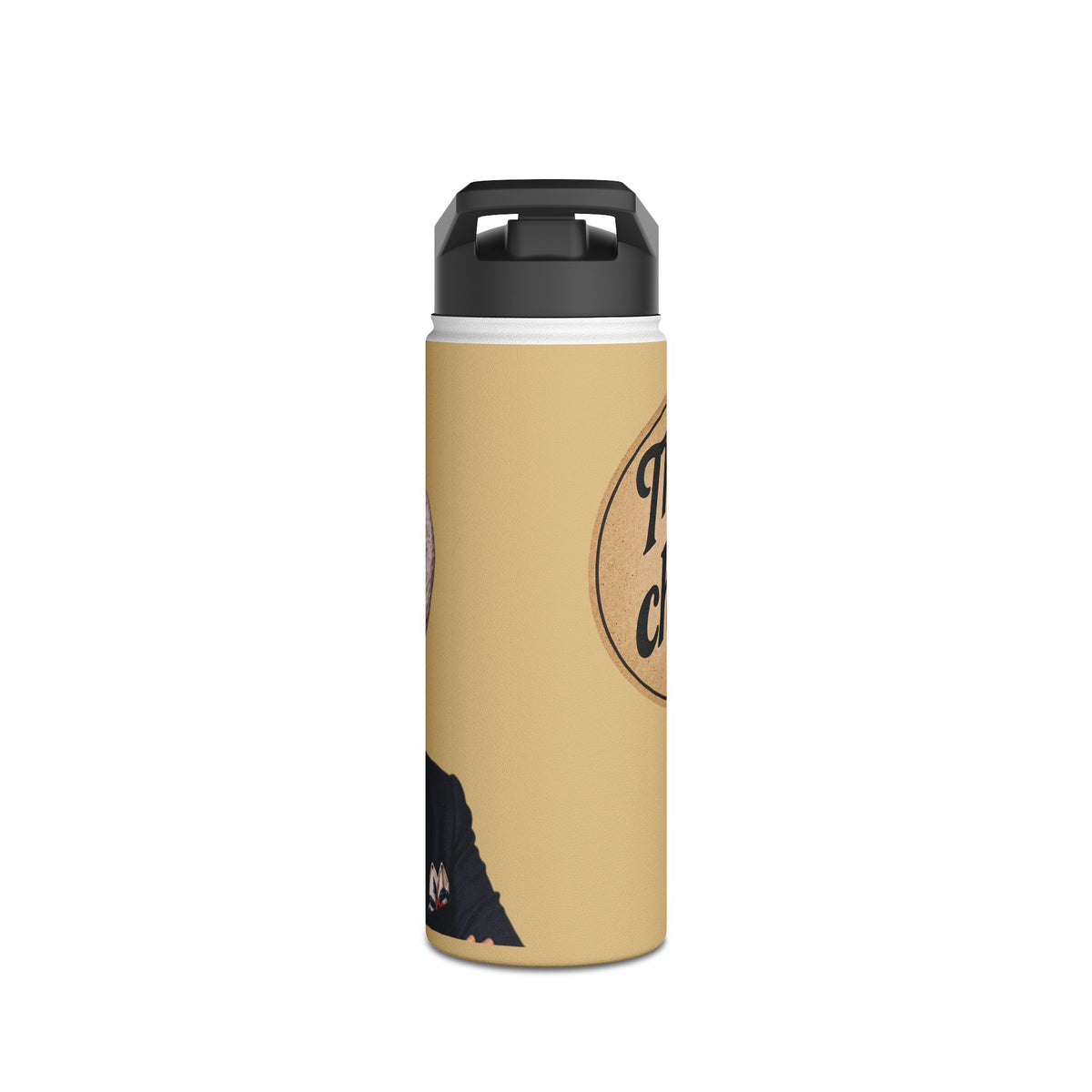 Insulated Water Bottle — Retro 'That's What Cheese Said' Speech Bubble Design