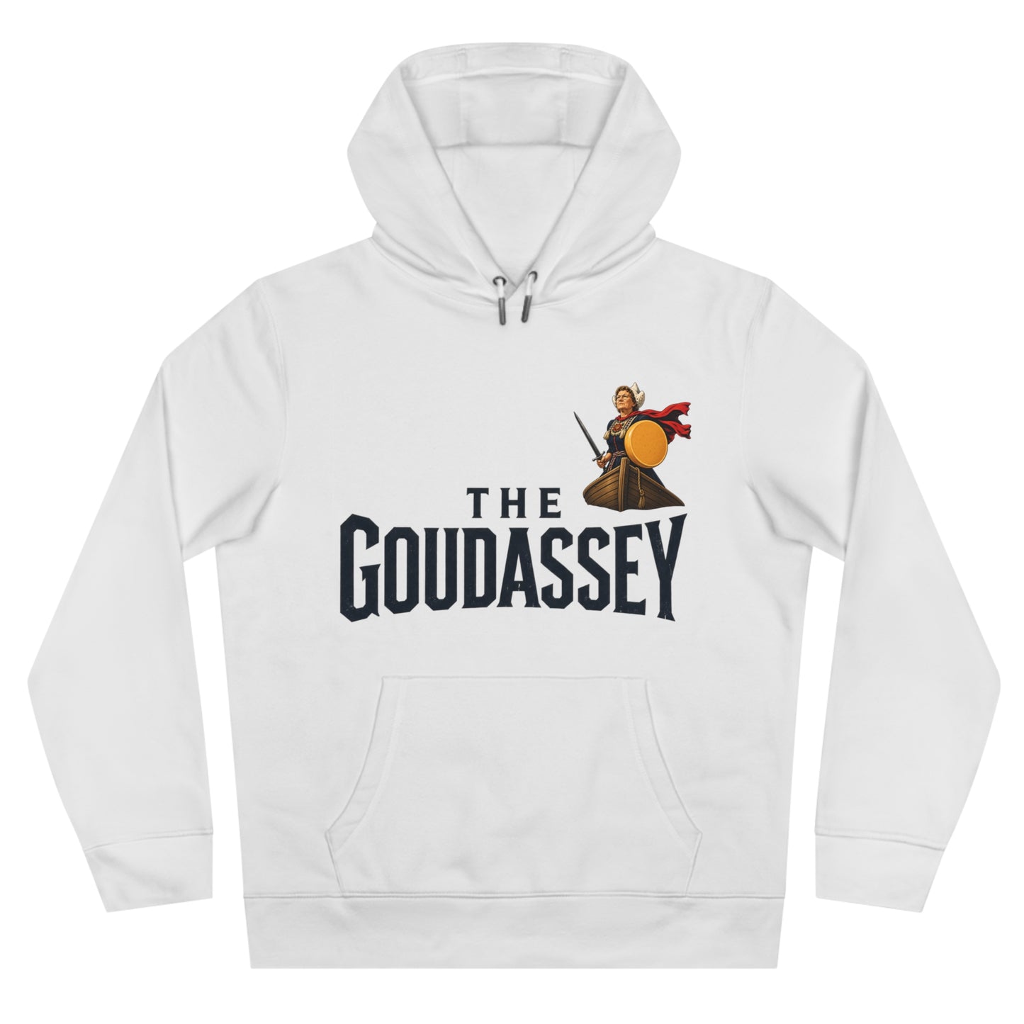 Hoodie - "The Goudassey" Cheese King Graphic Hooded Sweatshirt