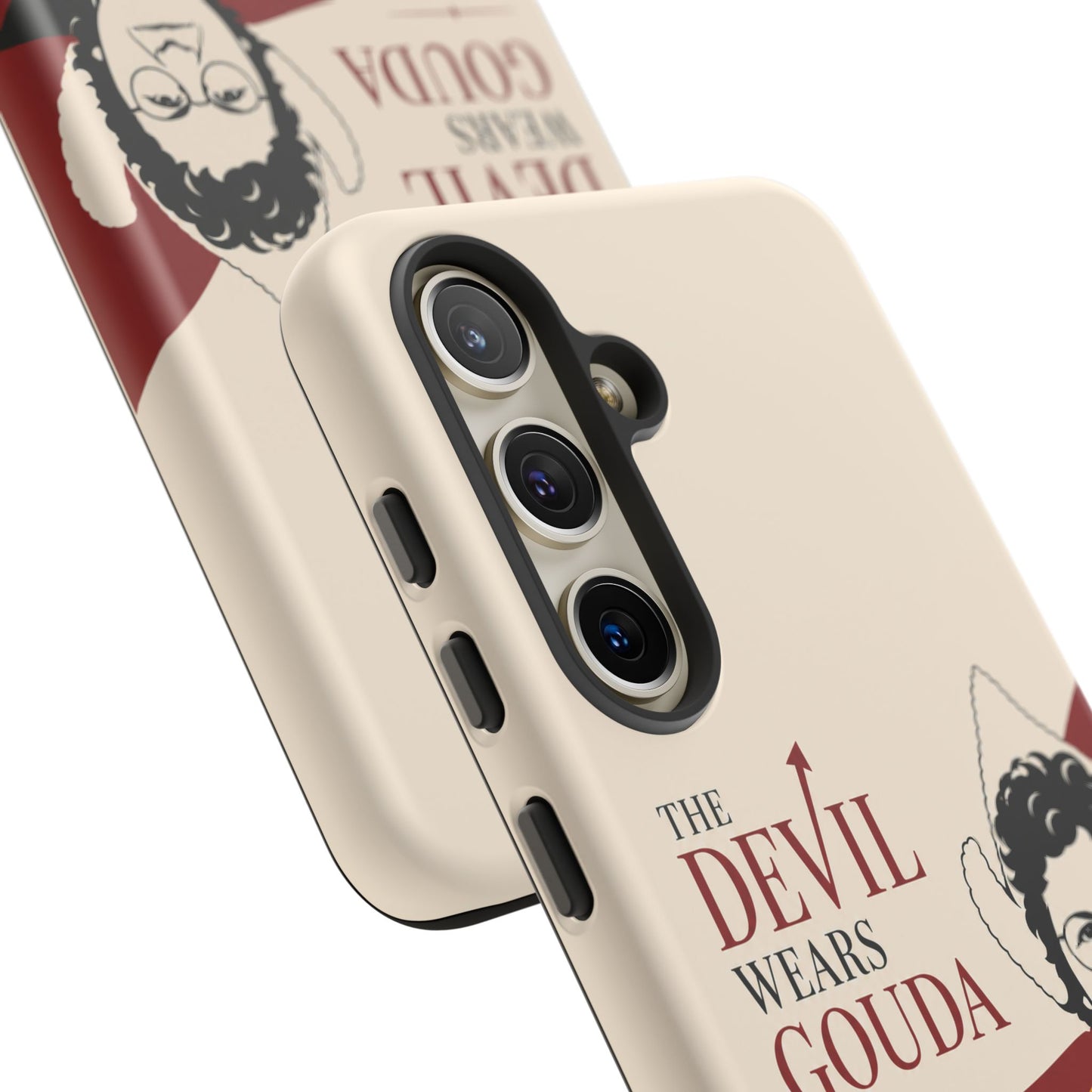 Phone Case — “The Devil Wears Gouda” Vintage Cheese Lover Protective Case
