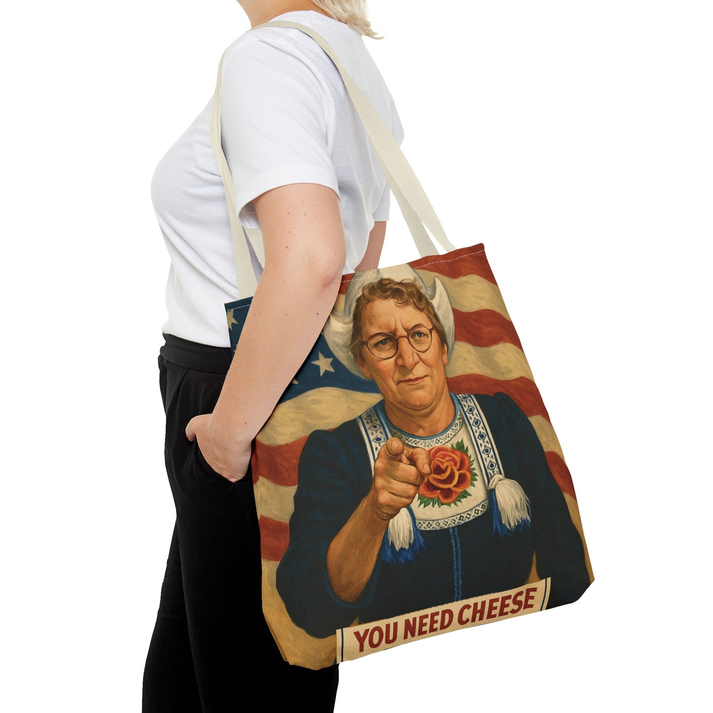 Cheese Lover Tote Bag - Authentic Olga's Merch
