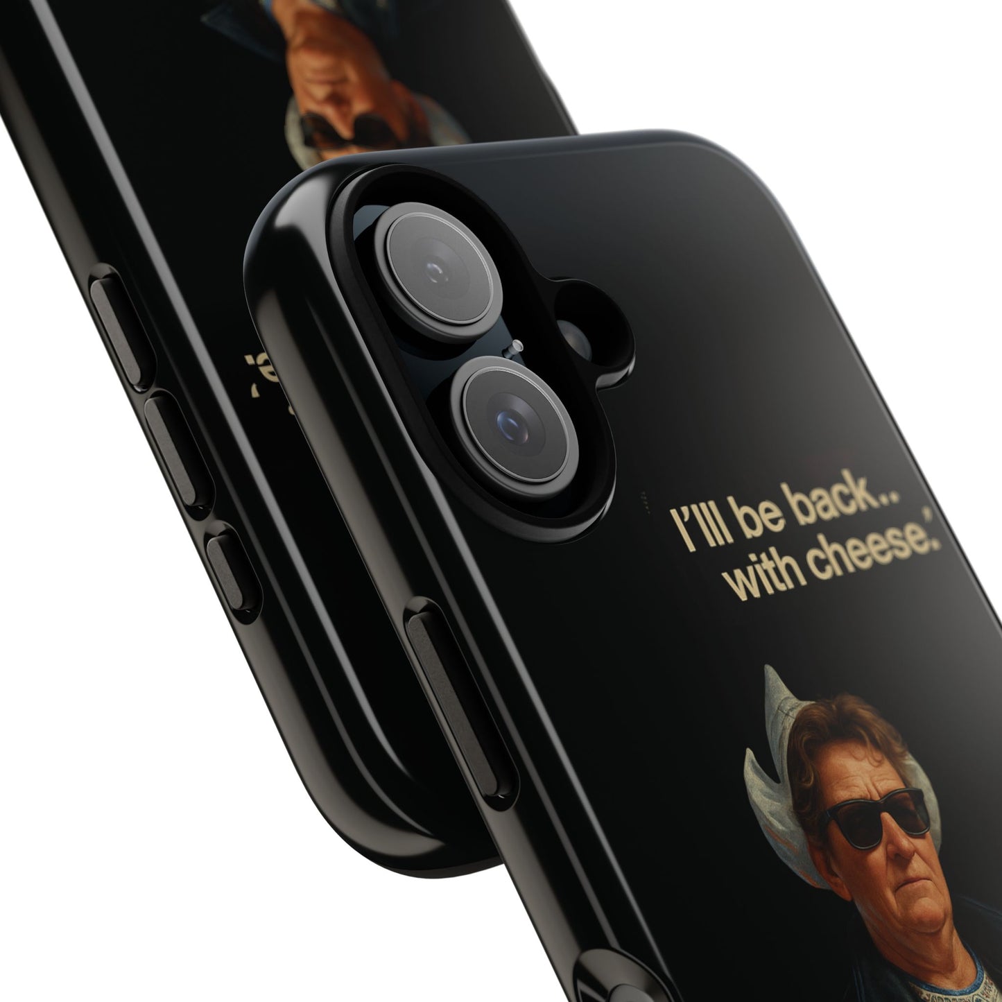 The Cheesenator Phone Case – “I’ll Be Back…With Cheese” Tough Protective Cover