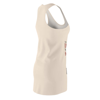 Devil Wears Gouda Racerback Dress — Novelty Cheese Lover Graphic Dress