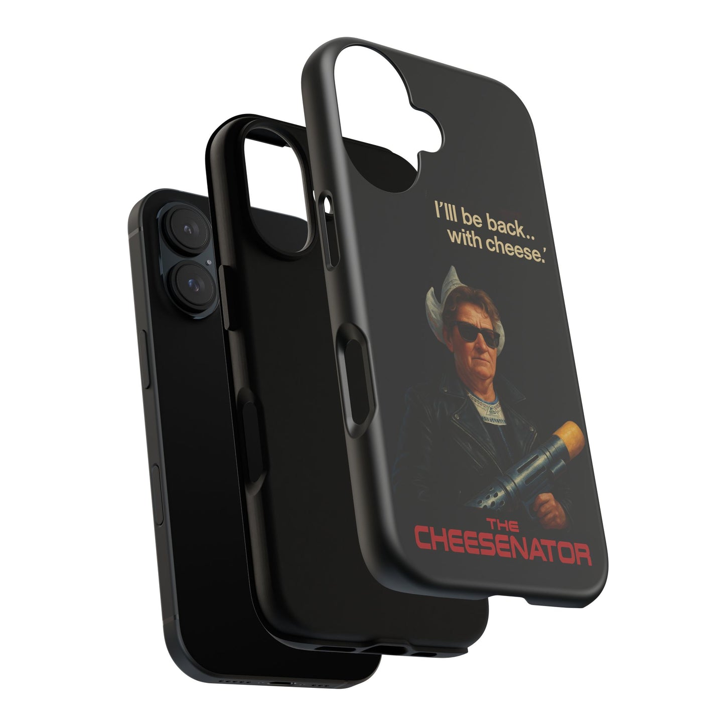 The Cheesenator Phone Case – “I’ll Be Back…With Cheese” Tough Protective Cover