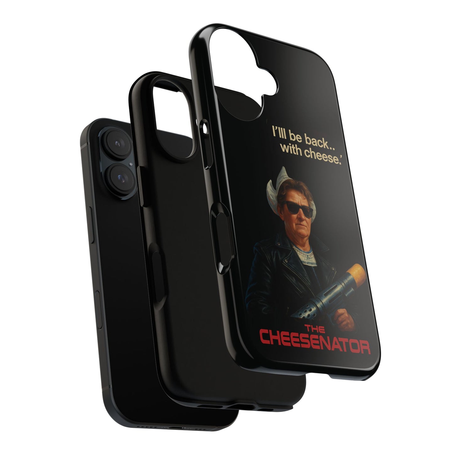 The Cheesenator Phone Case – “I’ll Be Back…With Cheese” Tough Protective Cover