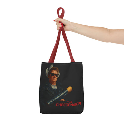 Cheesenator Graphic Tote Bag — Retro Cool Novelty Carryall
