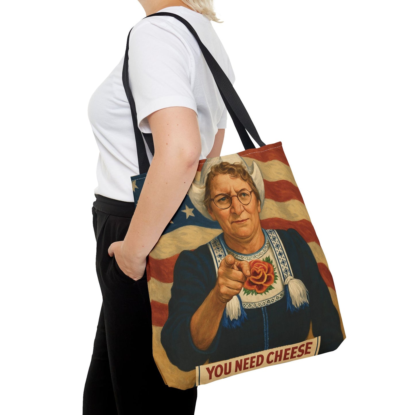 Cheese Lover Tote Bag - Authentic Olga's Merch