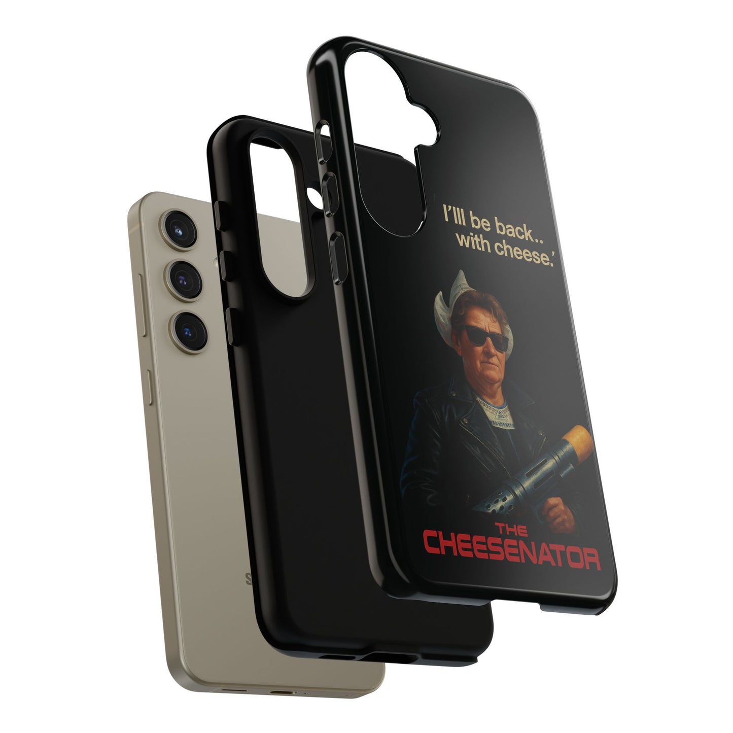 The Cheesenator Phone Case – “I’ll Be Back…With Cheese” Tough Protective Cover