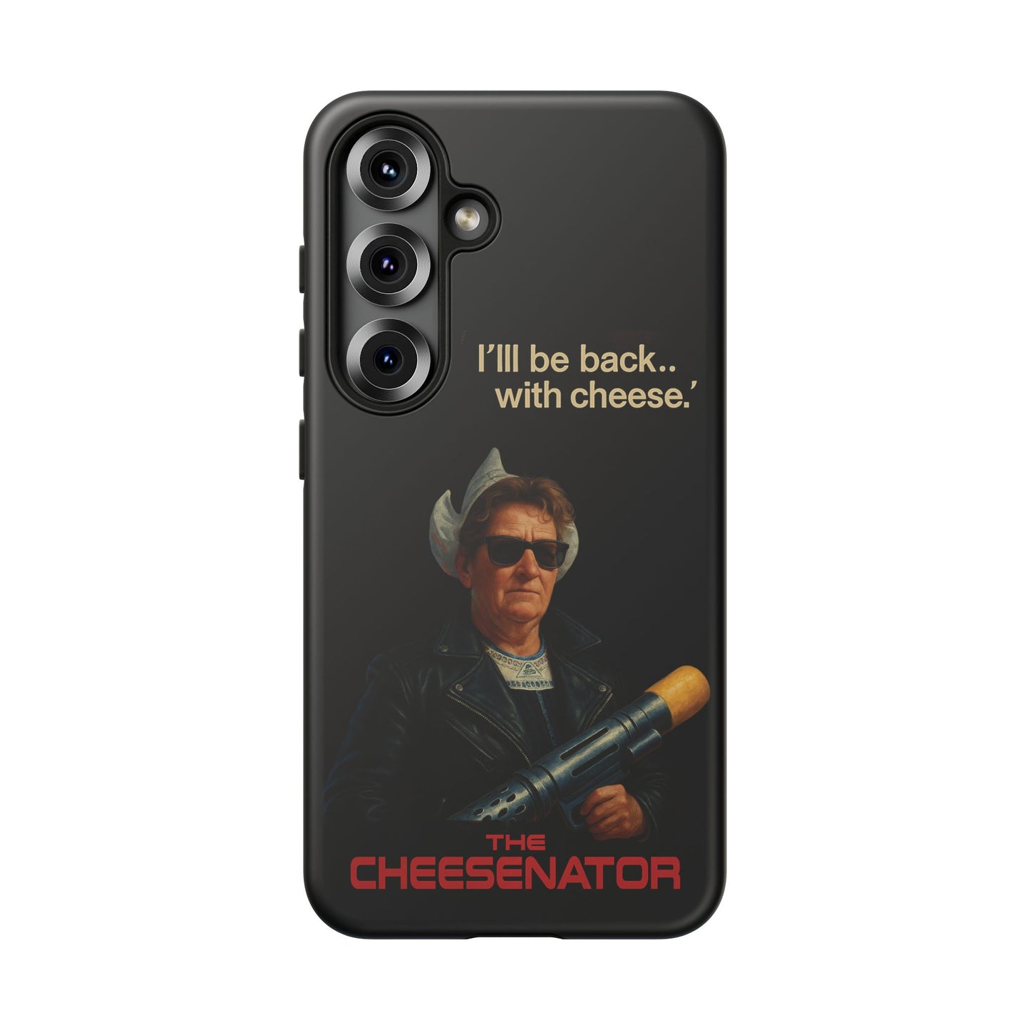 The Cheesenator Phone Case – “I’ll Be Back…With Cheese” Tough Protective Cover