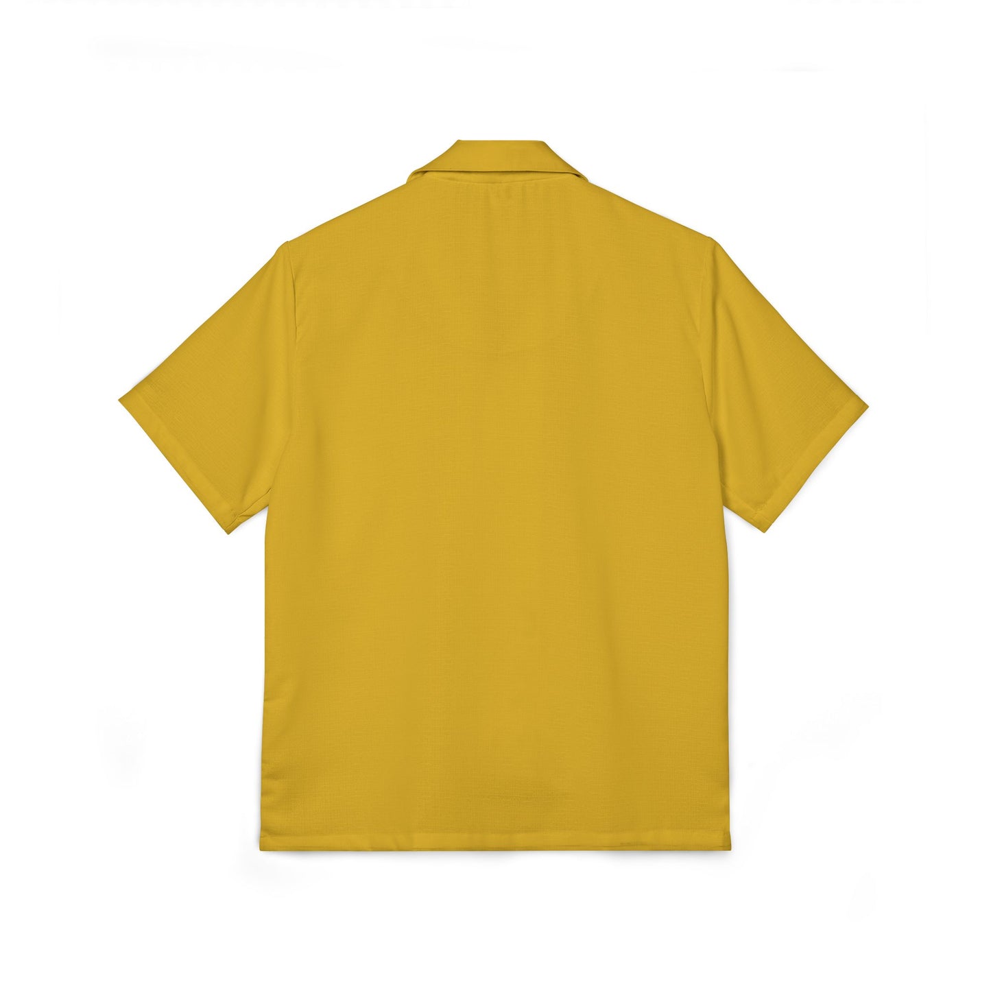 Vintage Rosie the Riveter-Style Hawaiian Shirt - Bold Yellow AOP Camp Shirt