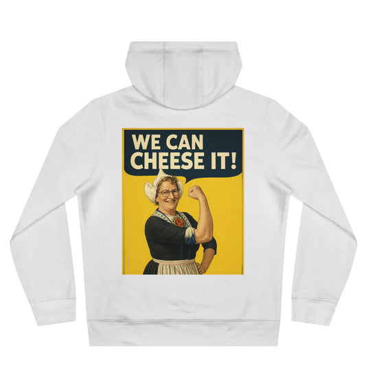 We Can Cheese It! Hoodie - Retro Rosie Riveter Cheese Lover Sweatshirt