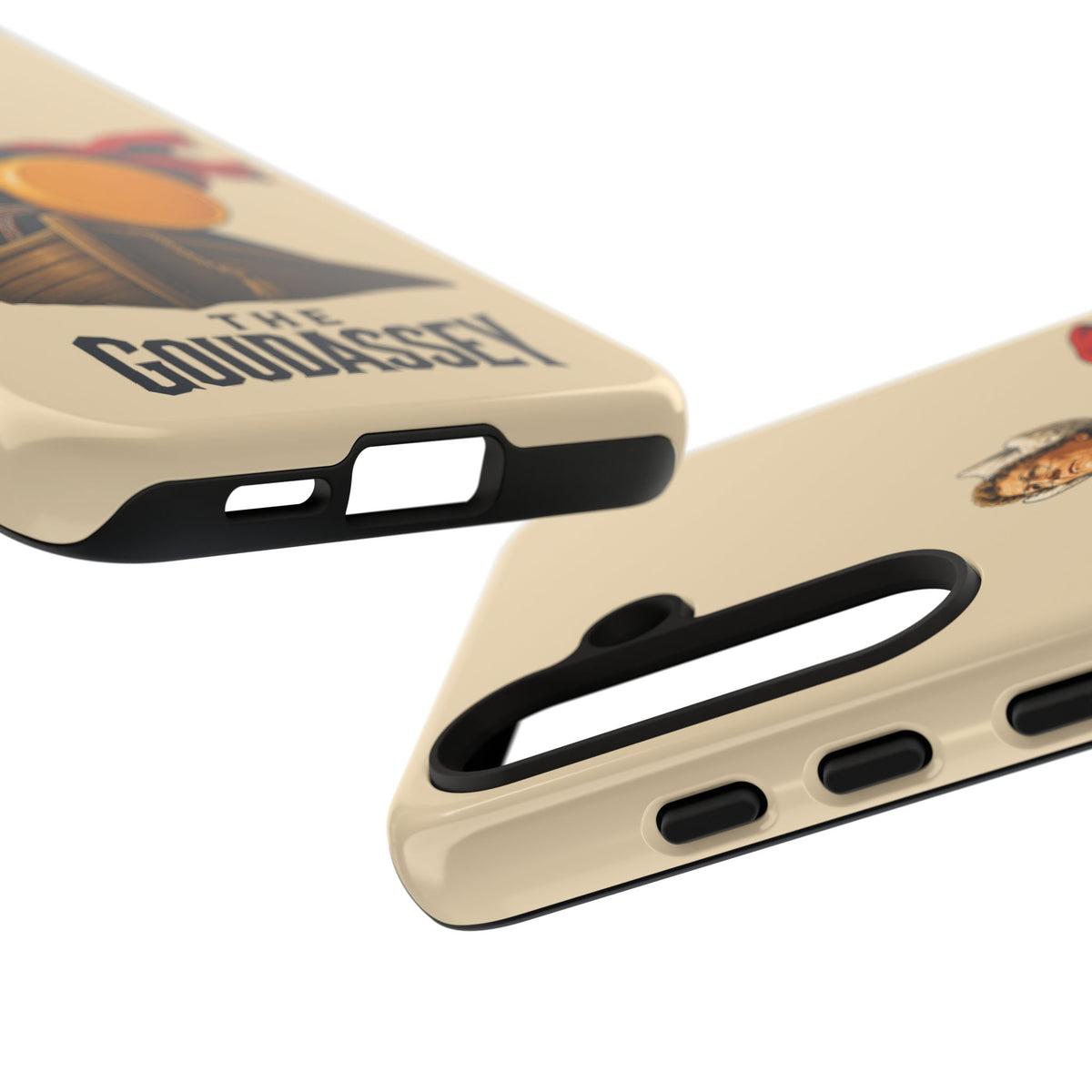 The Goudassey Phone Case — Viking Cheese Shield Design