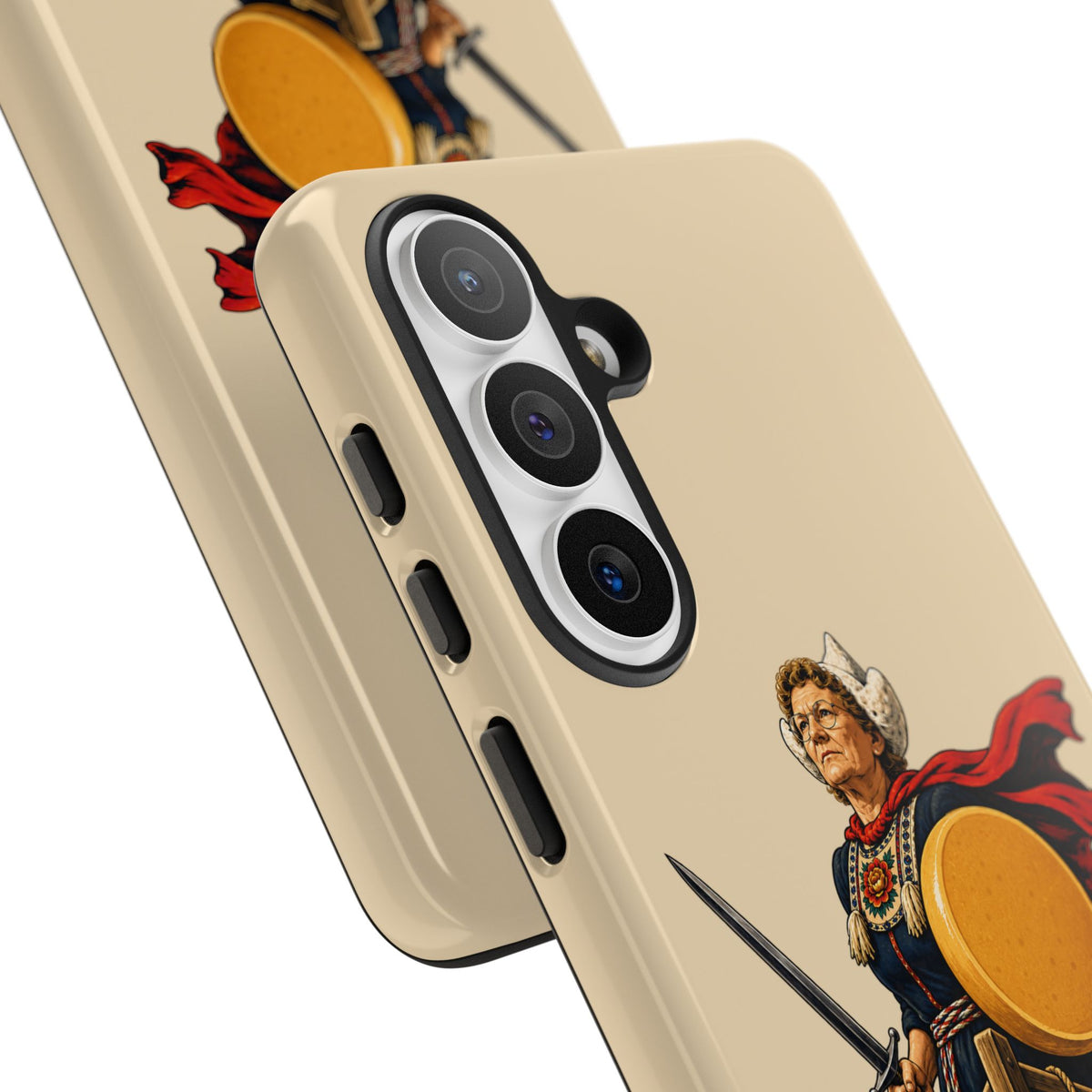 The Goudassey Phone Case — Viking Cheese Shield Design