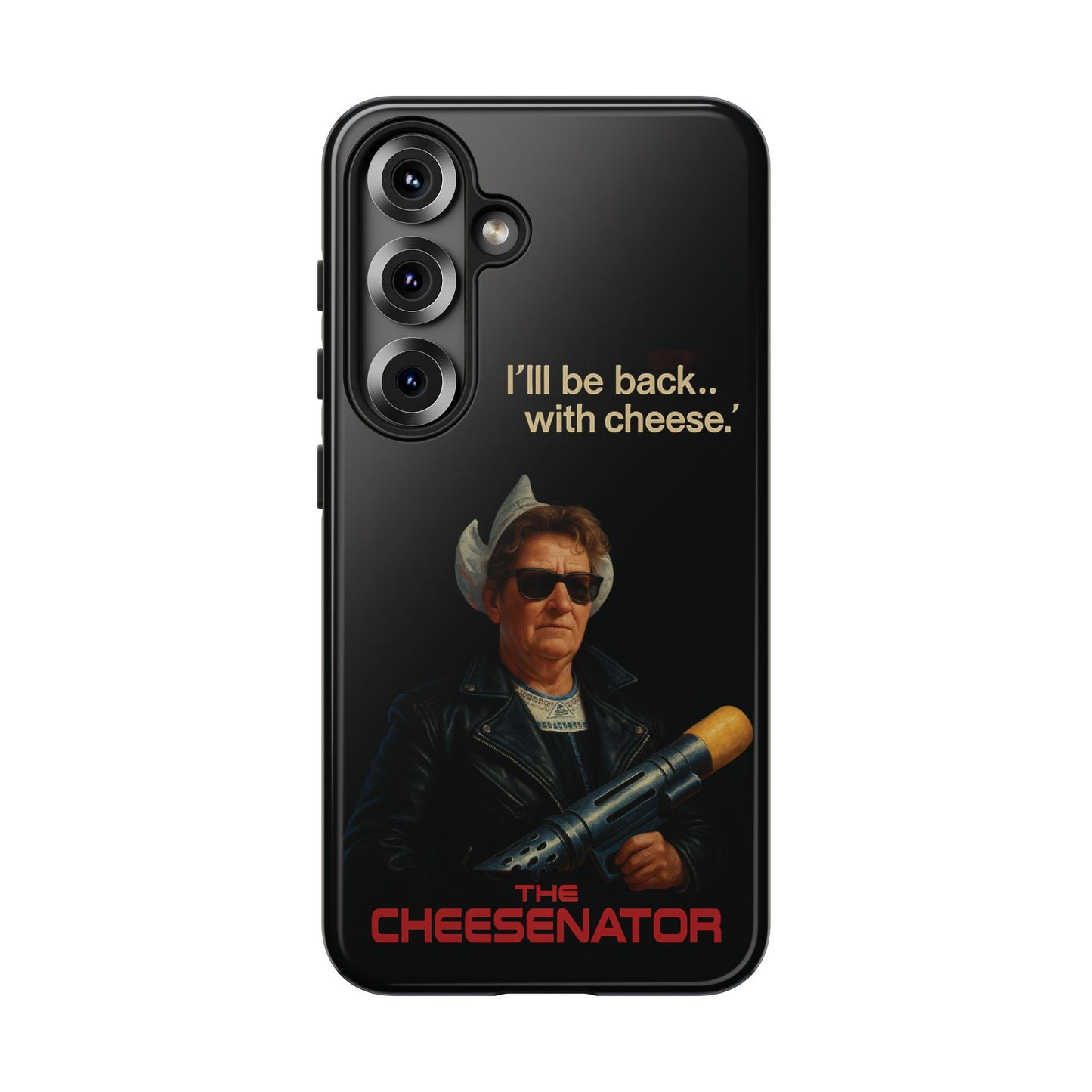 The Cheesenator Phone Case – “I’ll Be Back…With Cheese” Tough Protective Cover