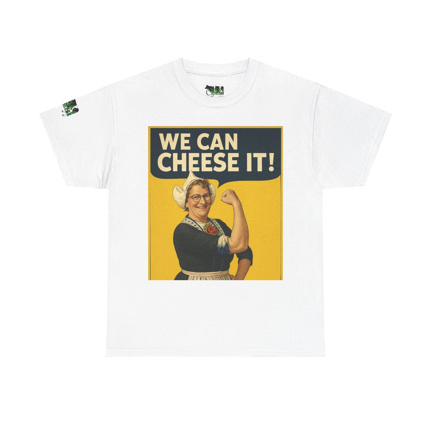 We Can Cheese It! Vintage Rosie-Inspired Cheese Lover T-Shirt