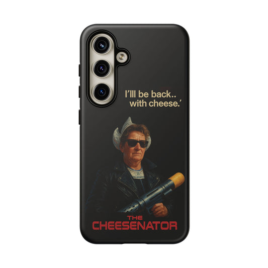 The Cheesenator Phone Case – “I’ll Be Back…With Cheese” Tough Protective Cover