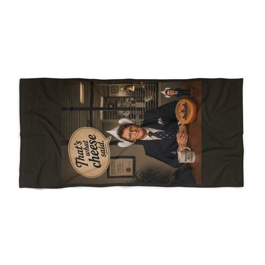 Beach Towel — “That’s What Cheese Said” Vintage Diner Novelty Towel