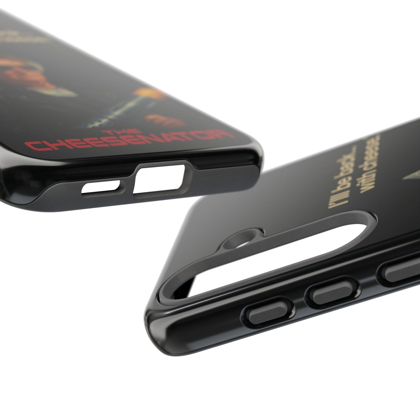 The Cheesenator Phone Case – “I’ll Be Back…With Cheese” Tough Protective Cover