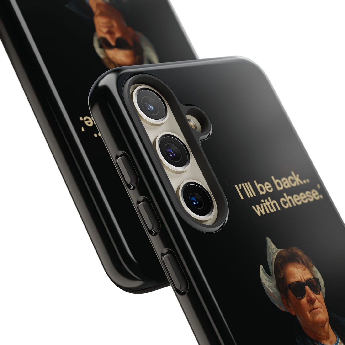 The Cheesenator Phone Case – “I’ll Be Back…With Cheese” Tough Protective Cover