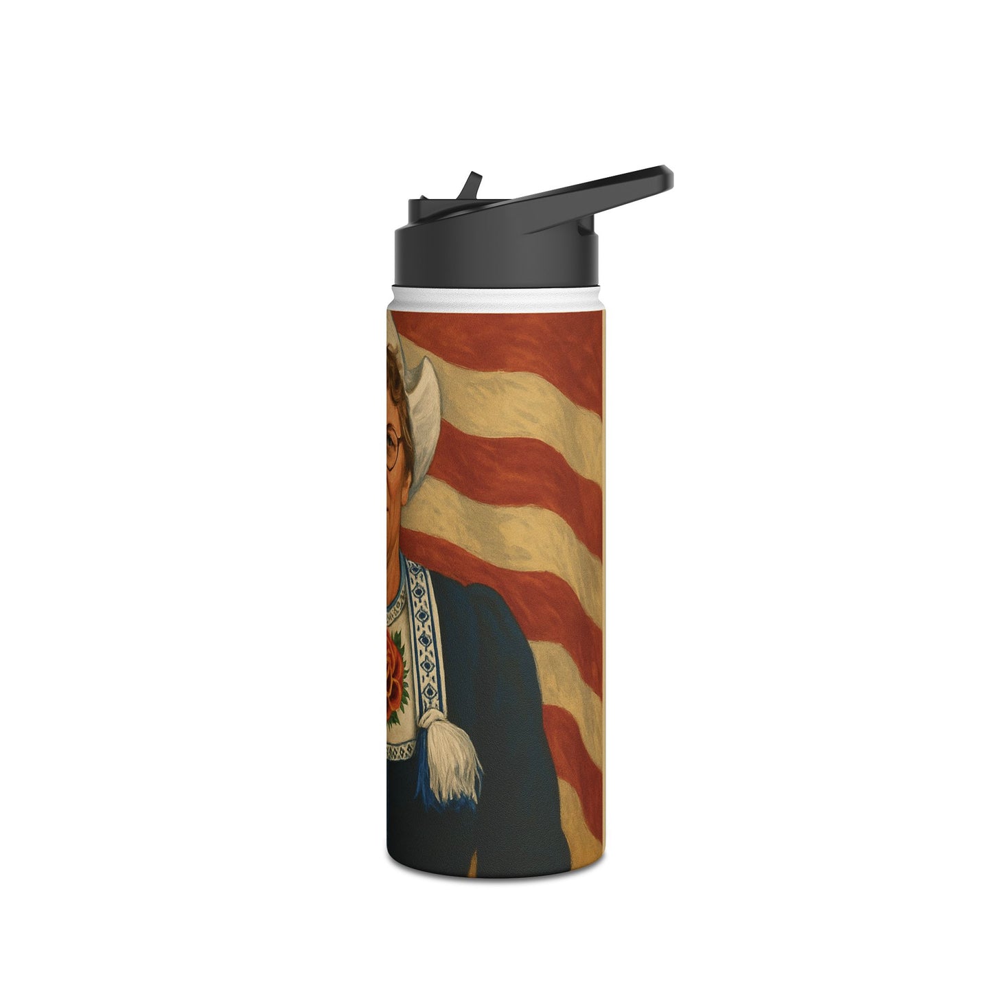 Stainless Steel Water Bottle — 'The Devil Wears Gown' Literary Booklover Bottle
