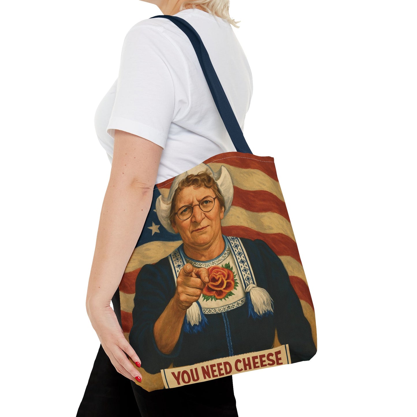 Cheese Lover Tote Bag - Authentic Olga's Merch