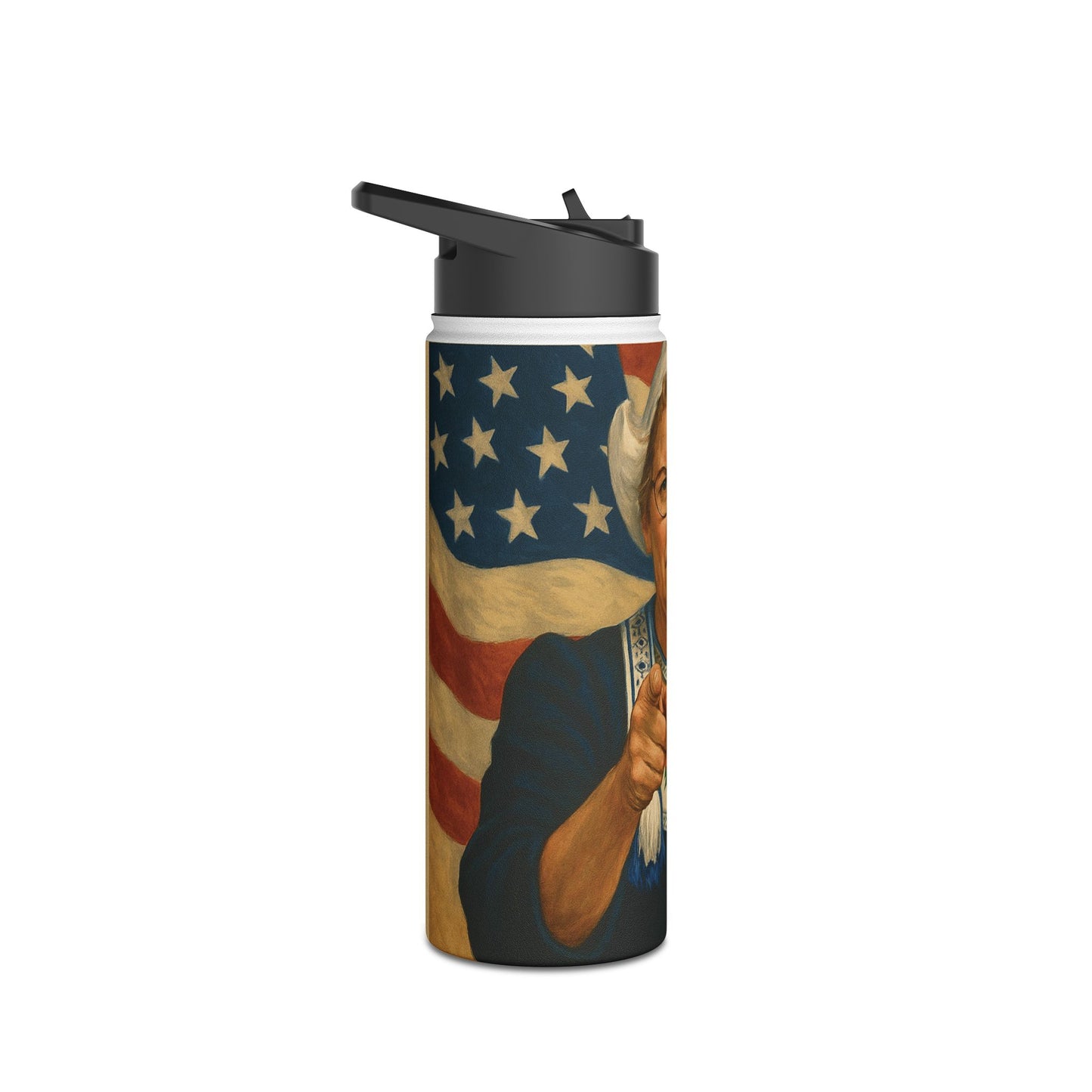 Stainless Steel Water Bottle — 'The Devil Wears Gown' Literary Booklover Bottle