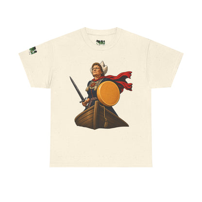 Viking Cheese Warrior T-Shirt — “The Goudassey” Graphic Tee