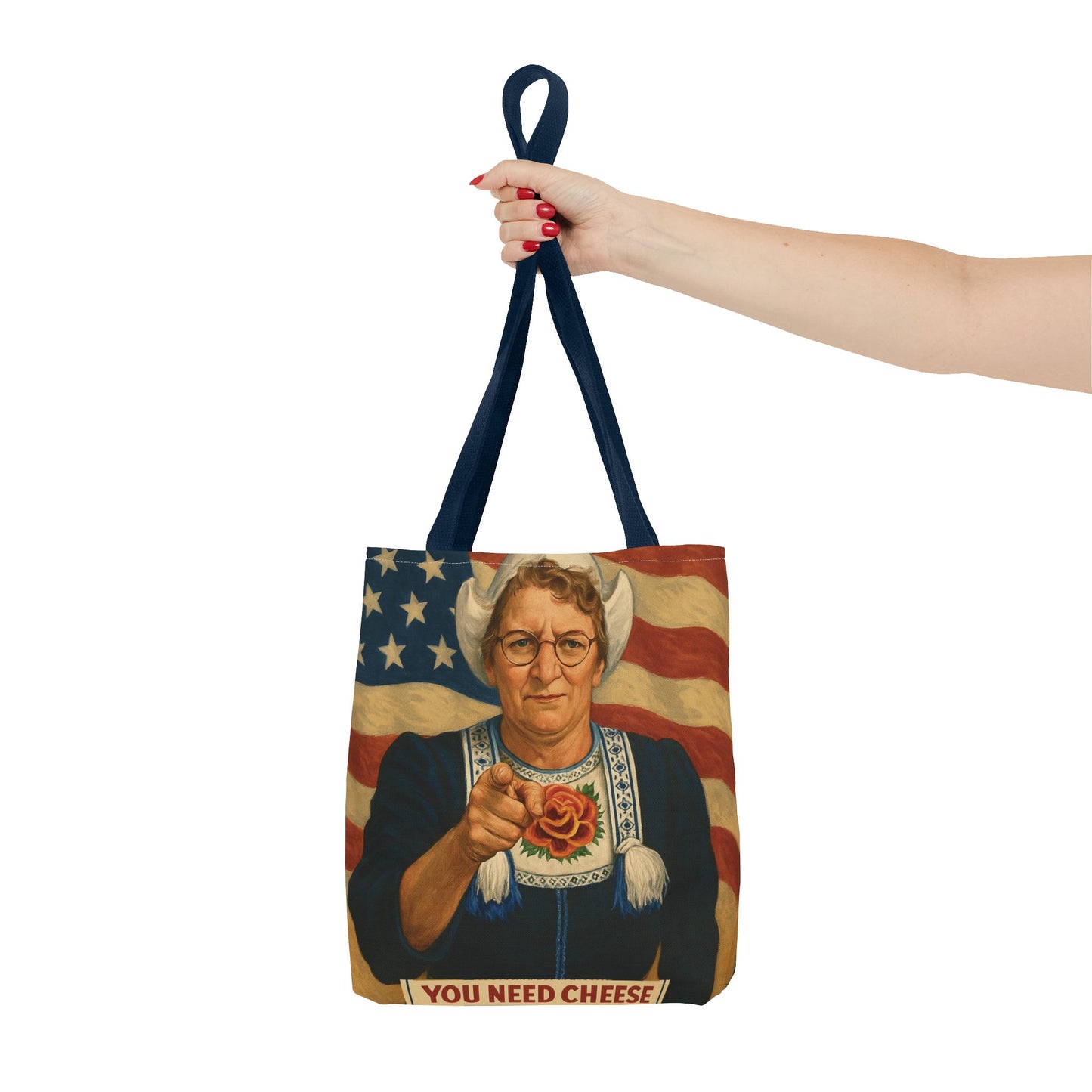 Cheese Lover Tote Bag - Authentic Olga's Merch