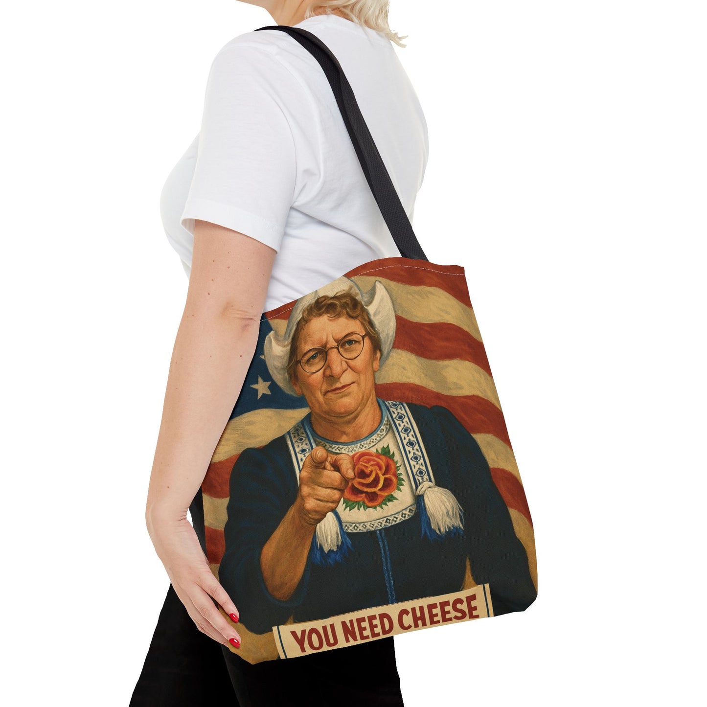 Cheese Lover Tote Bag - Authentic Olga's Merch