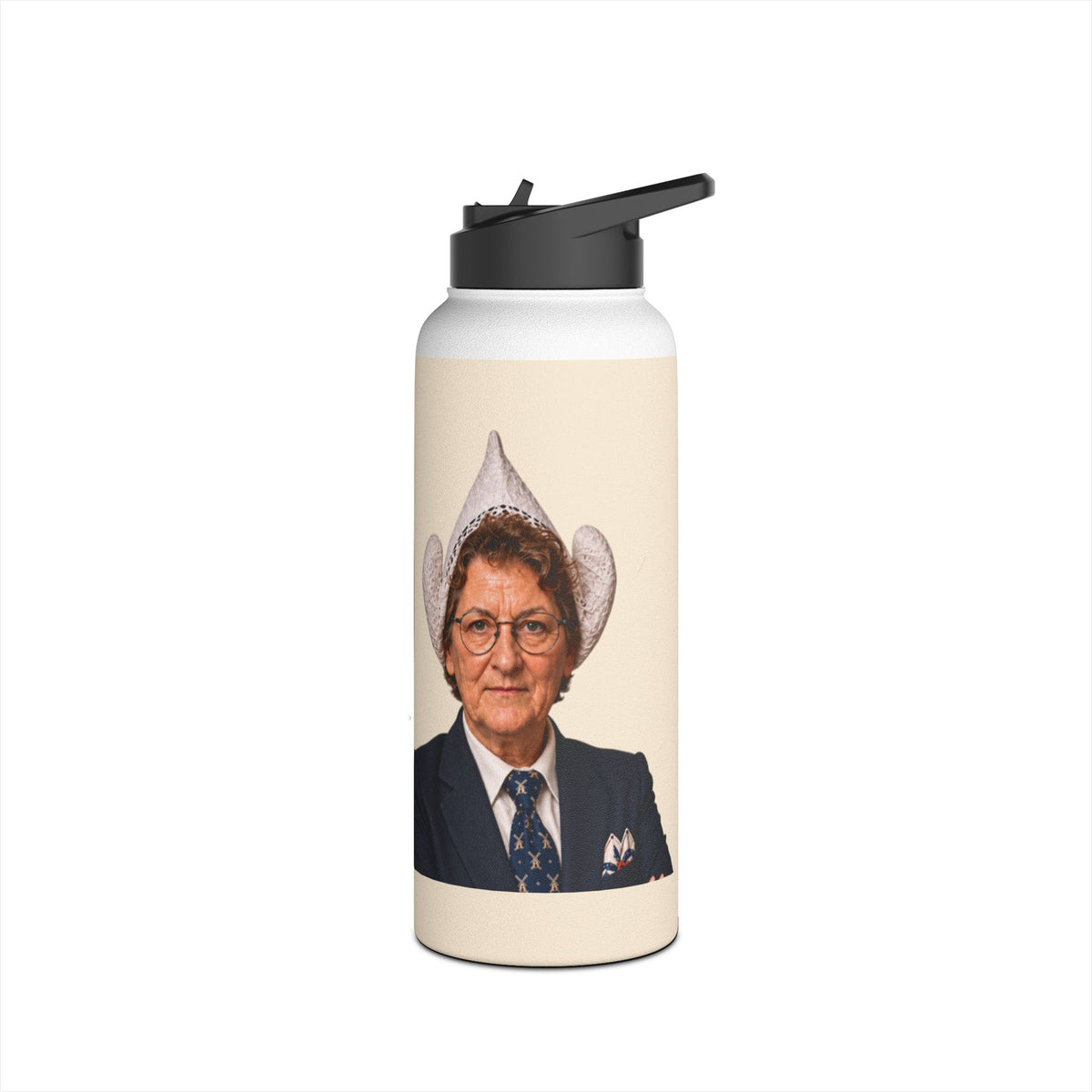 Insulated Water Bottle — Retro 'That's What Cheese Said' Speech Bubble Design