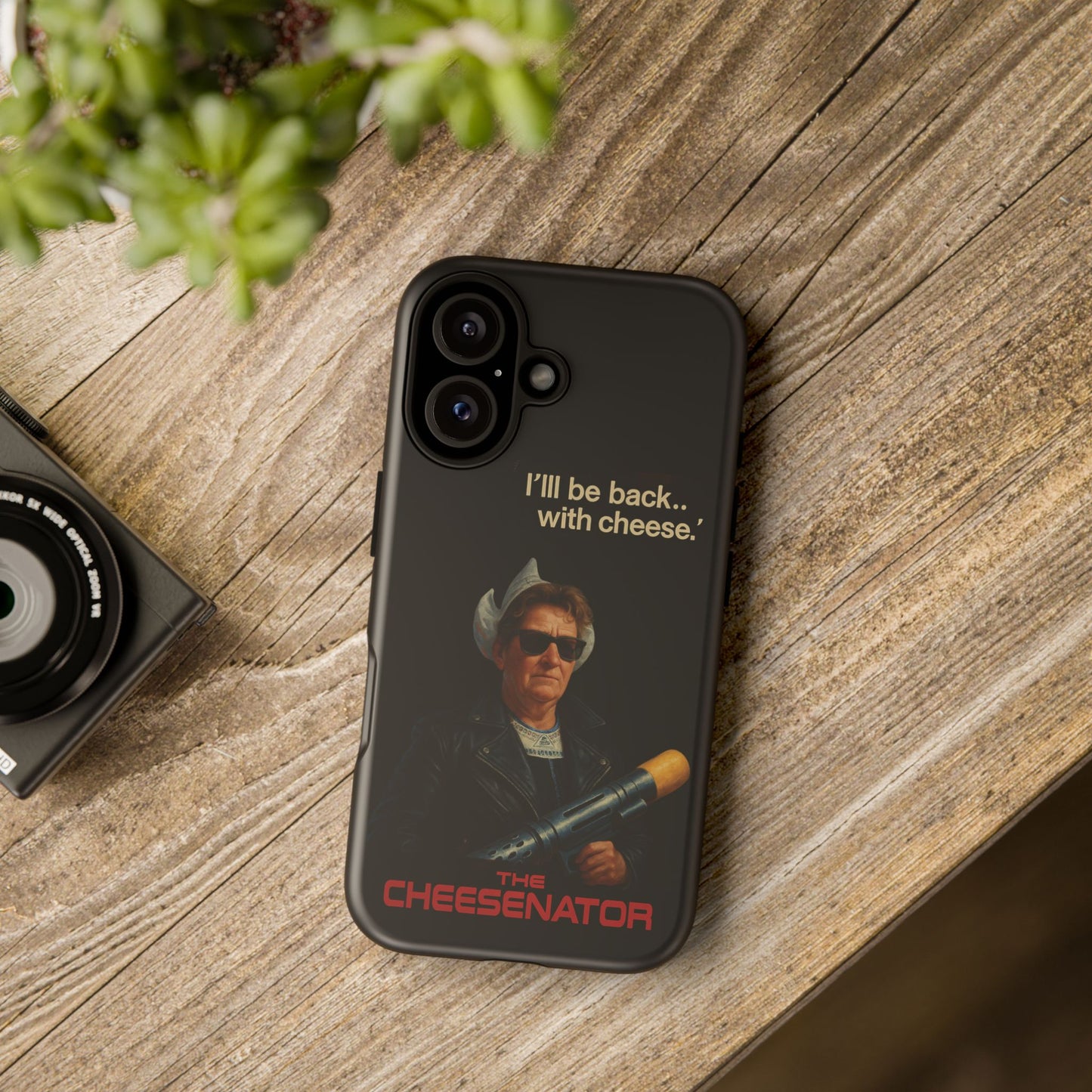 The Cheesenator Phone Case – “I’ll Be Back…With Cheese” Tough Protective Cover