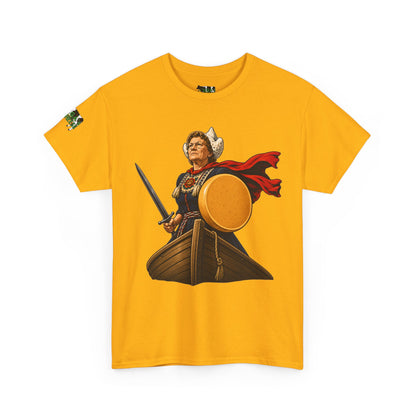 Viking Cheese Warrior T-Shirt — “The Goudassey” Graphic Tee