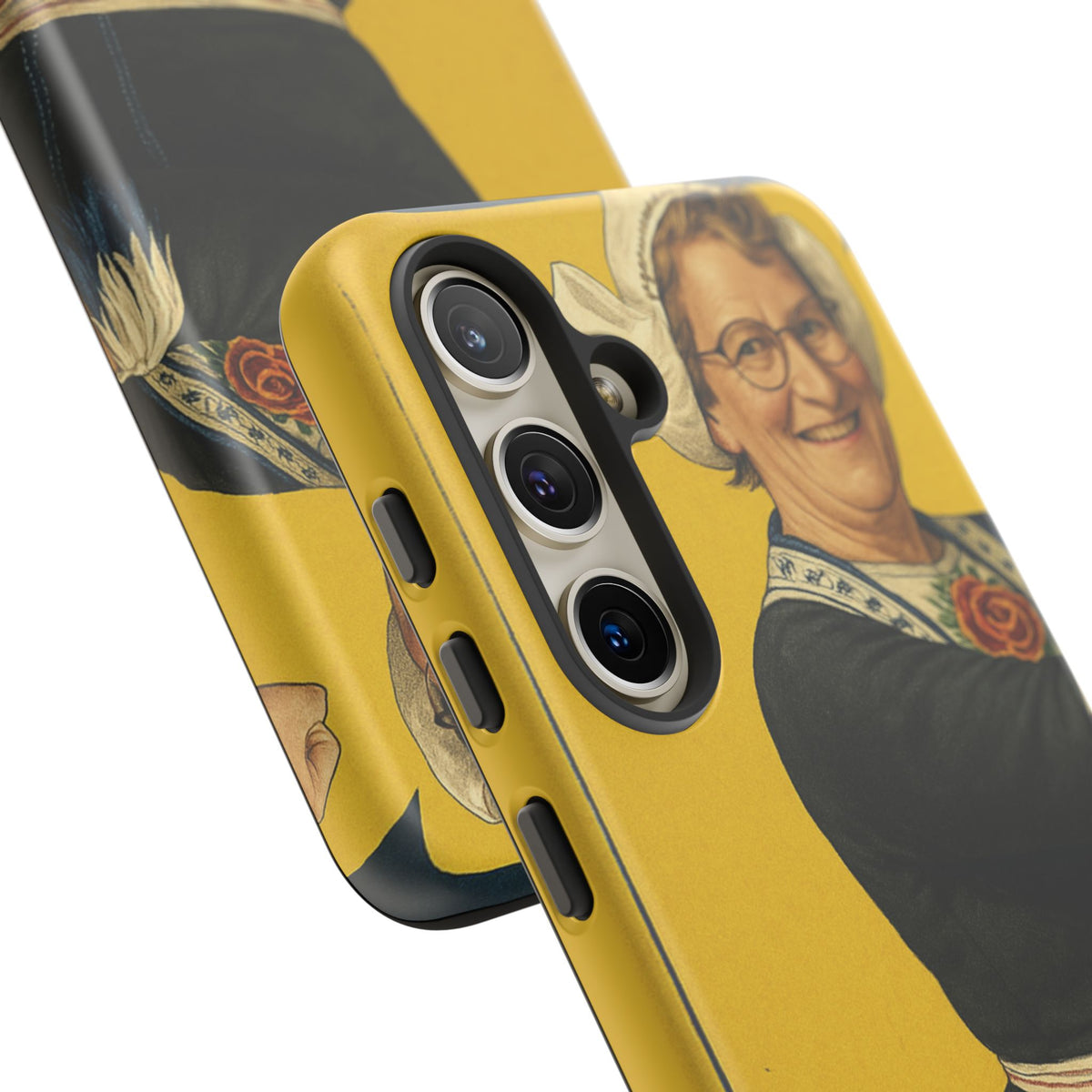 Vintage Nurse Portrait Phone Case – Retro Cheerful Medical Art Tough Case