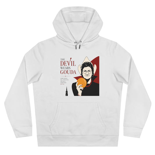 Hoodie "The Devil Wears Gouda" – Funny Cheese Lover Pullover