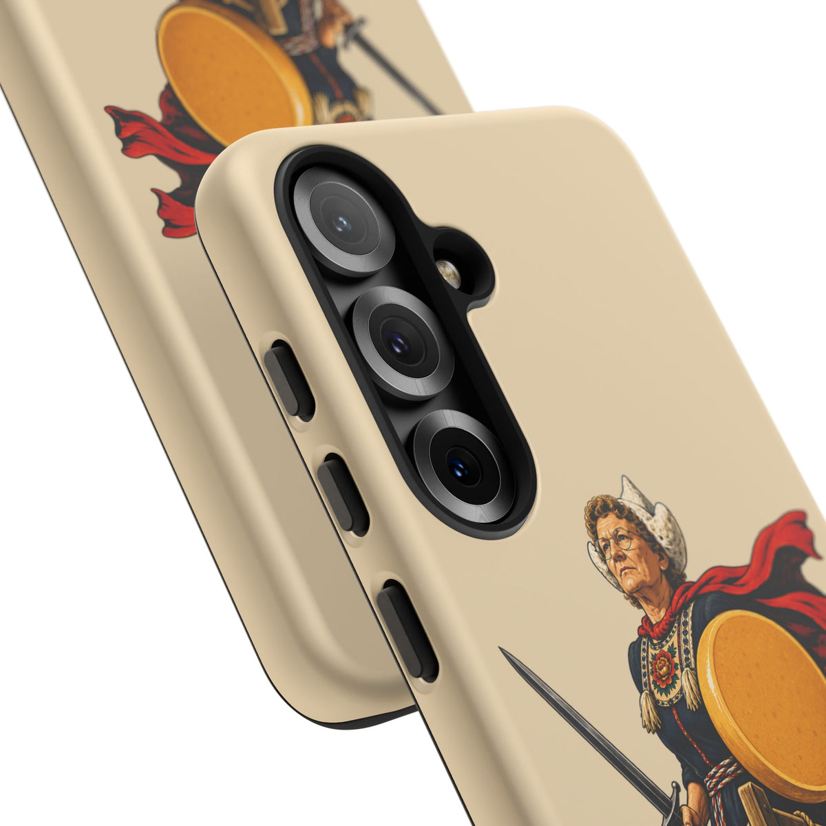 The Goudassey Phone Case — Viking Cheese Shield Design