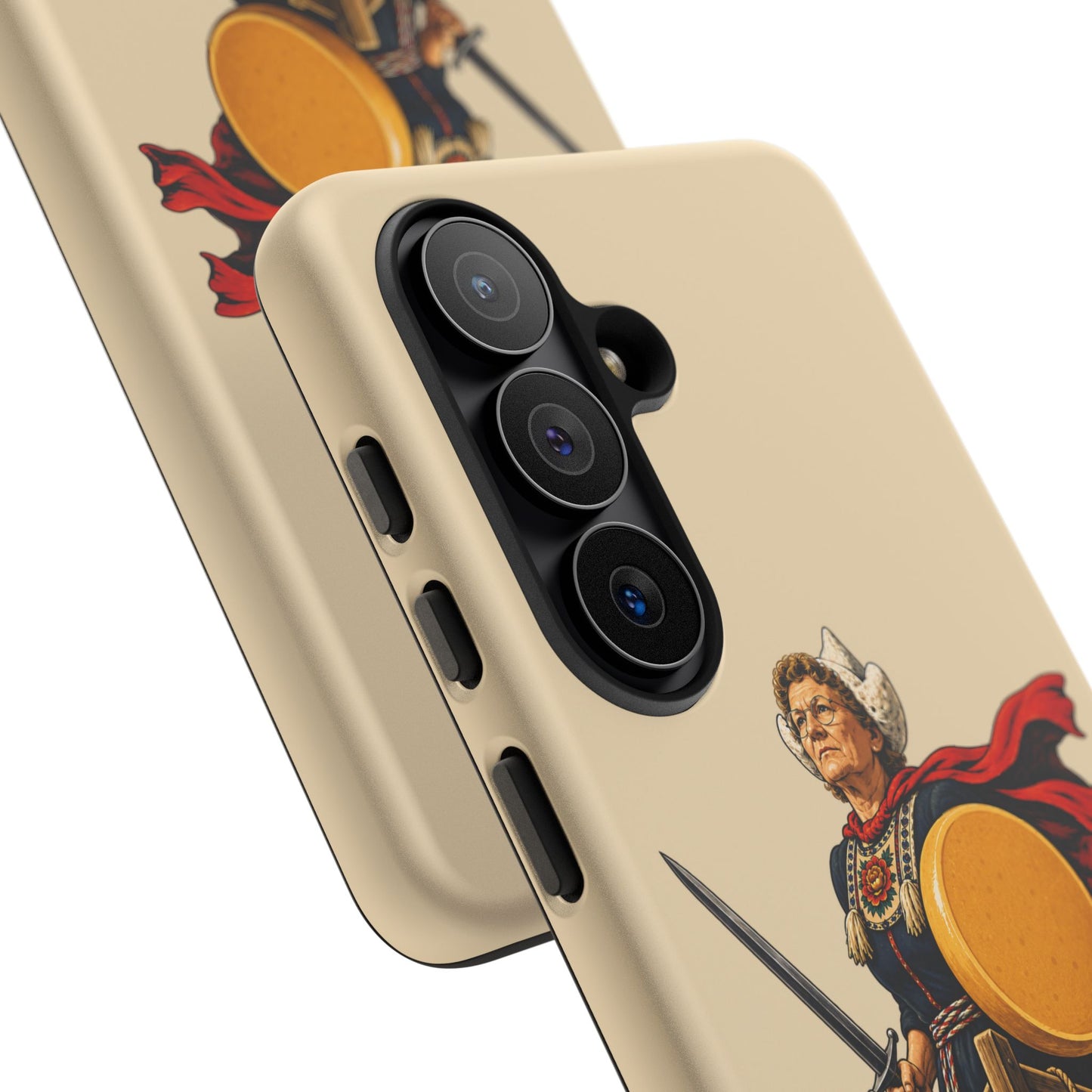 The Goudassey Phone Case — Viking Cheese Shield Design