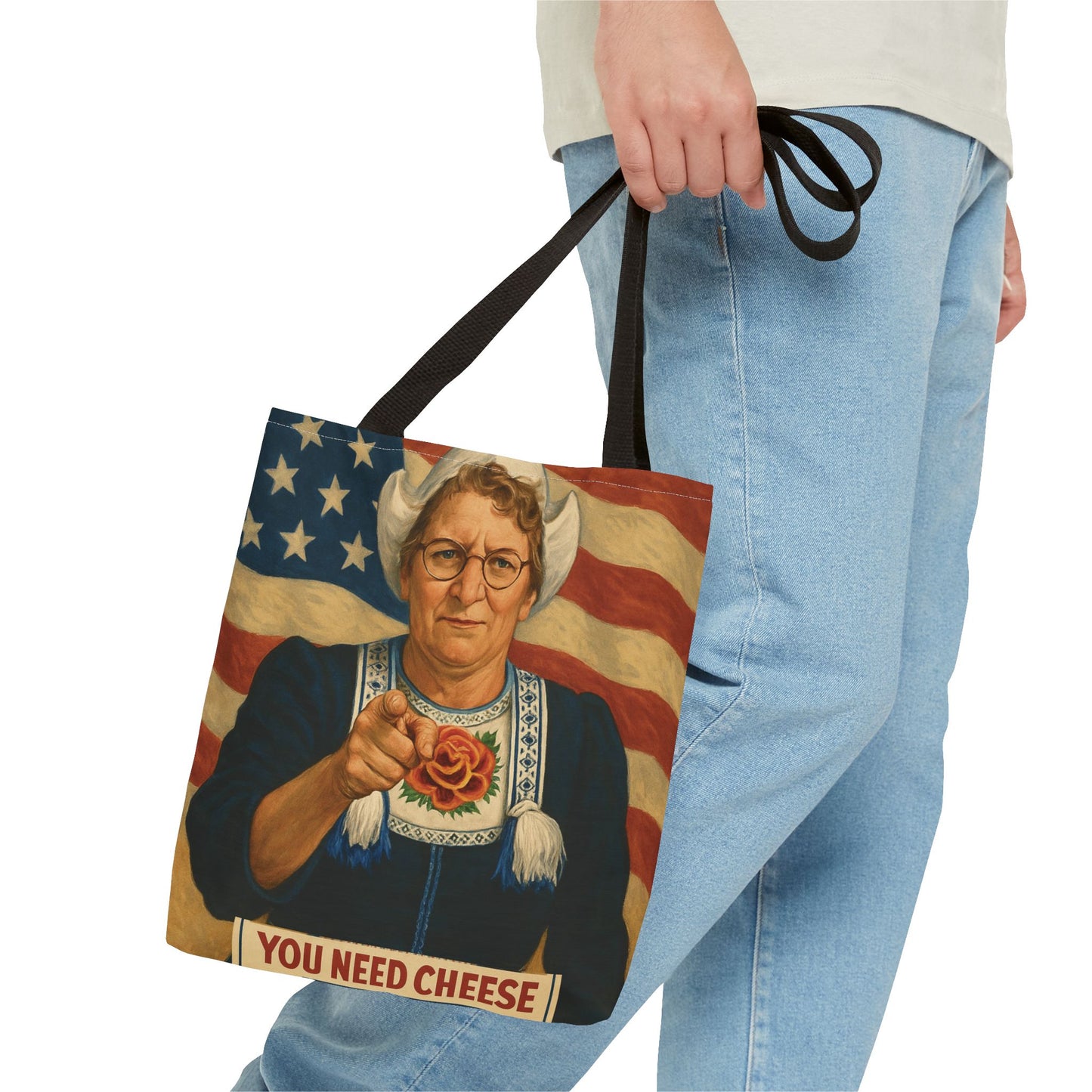 Cheese Lover Tote Bag - Authentic Olga's Merch