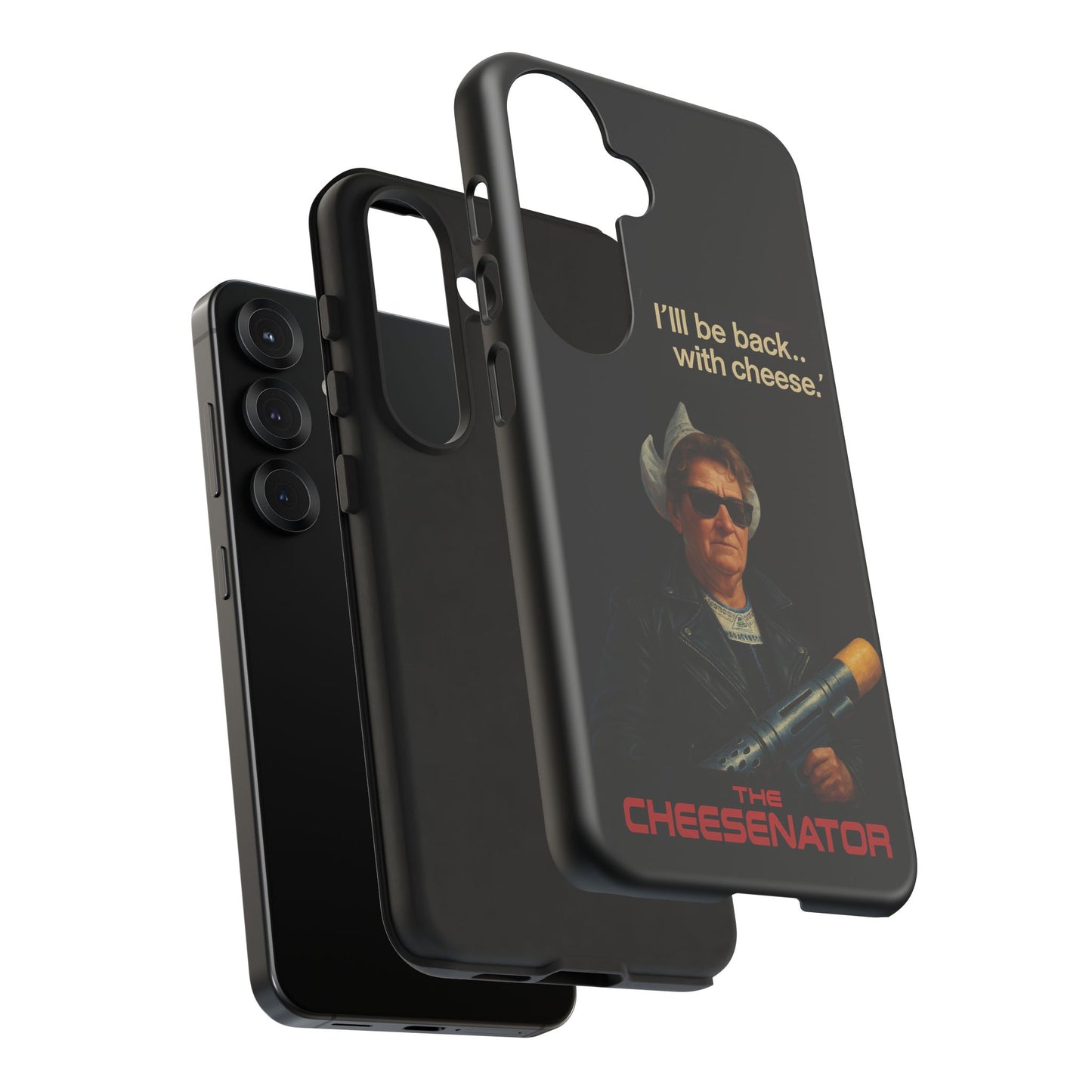 The Cheesenator Phone Case – “I’ll Be Back…With Cheese” Tough Protective Cover