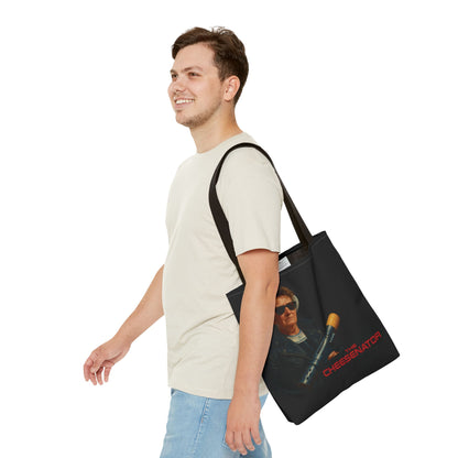Cheesenator Graphic Tote Bag — Retro Cool Novelty Carryall