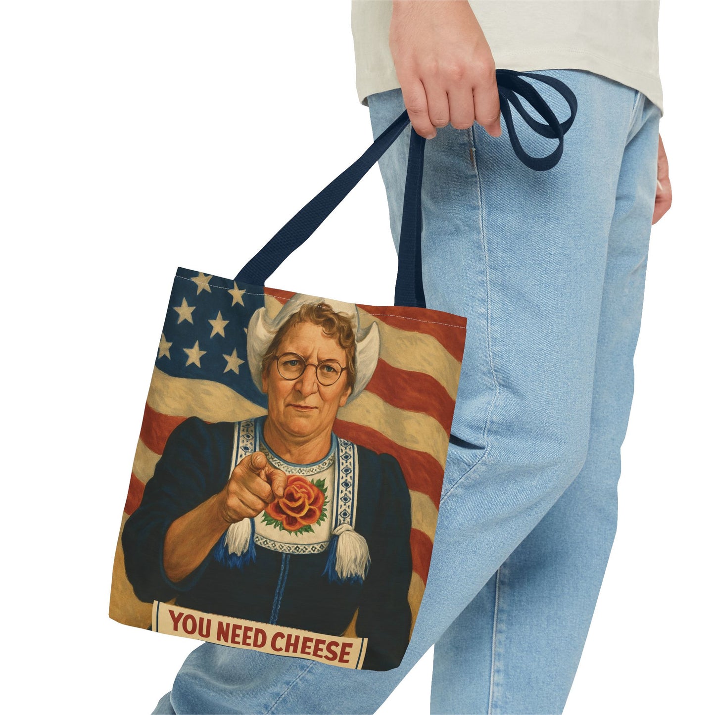 Cheese Lover Tote Bag - Authentic Olga's Merch