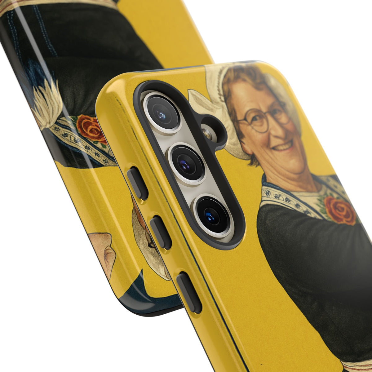 Vintage Nurse Portrait Phone Case – Retro Cheerful Medical Art Tough Case