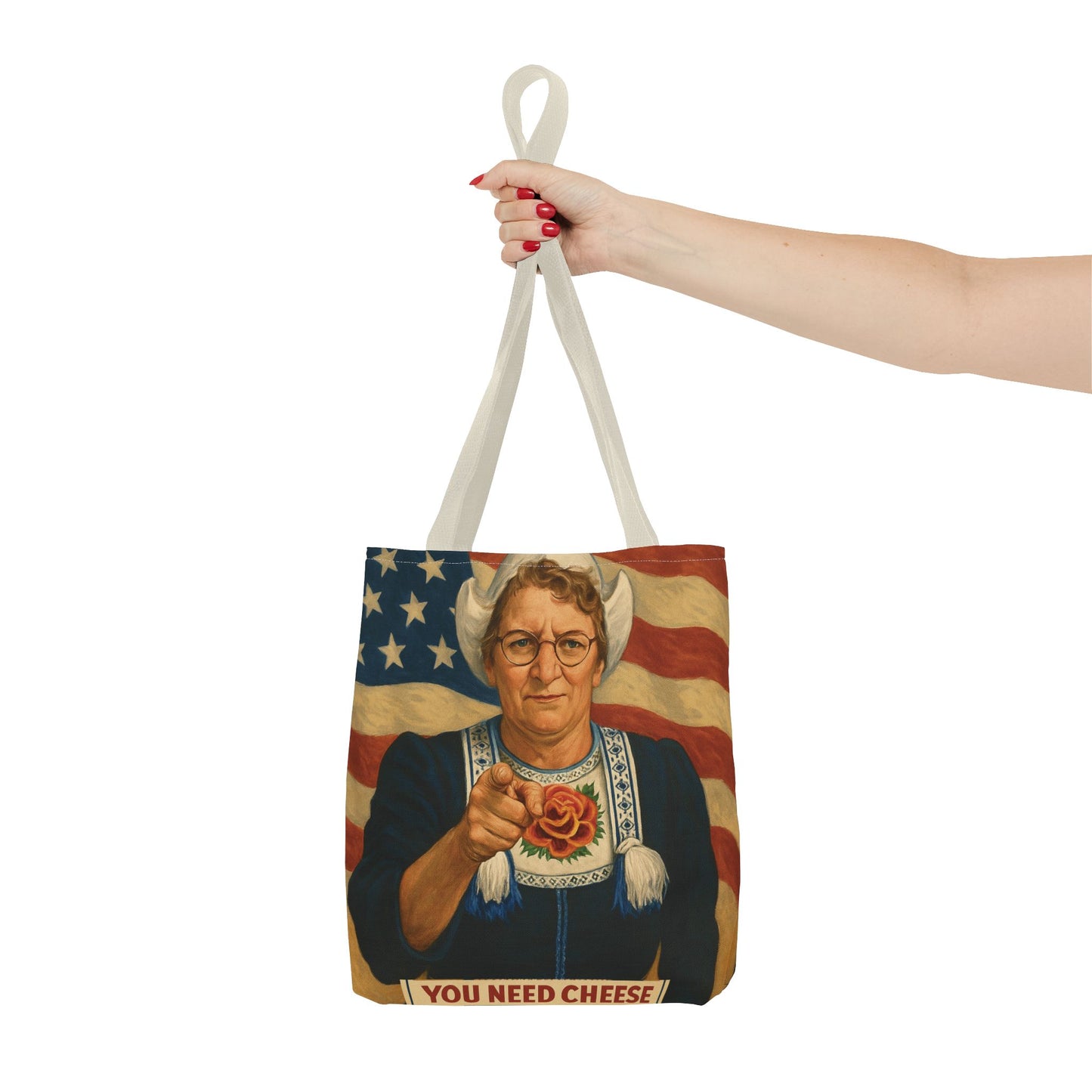 Cheese Lover Tote Bag - Authentic Olga's Merch