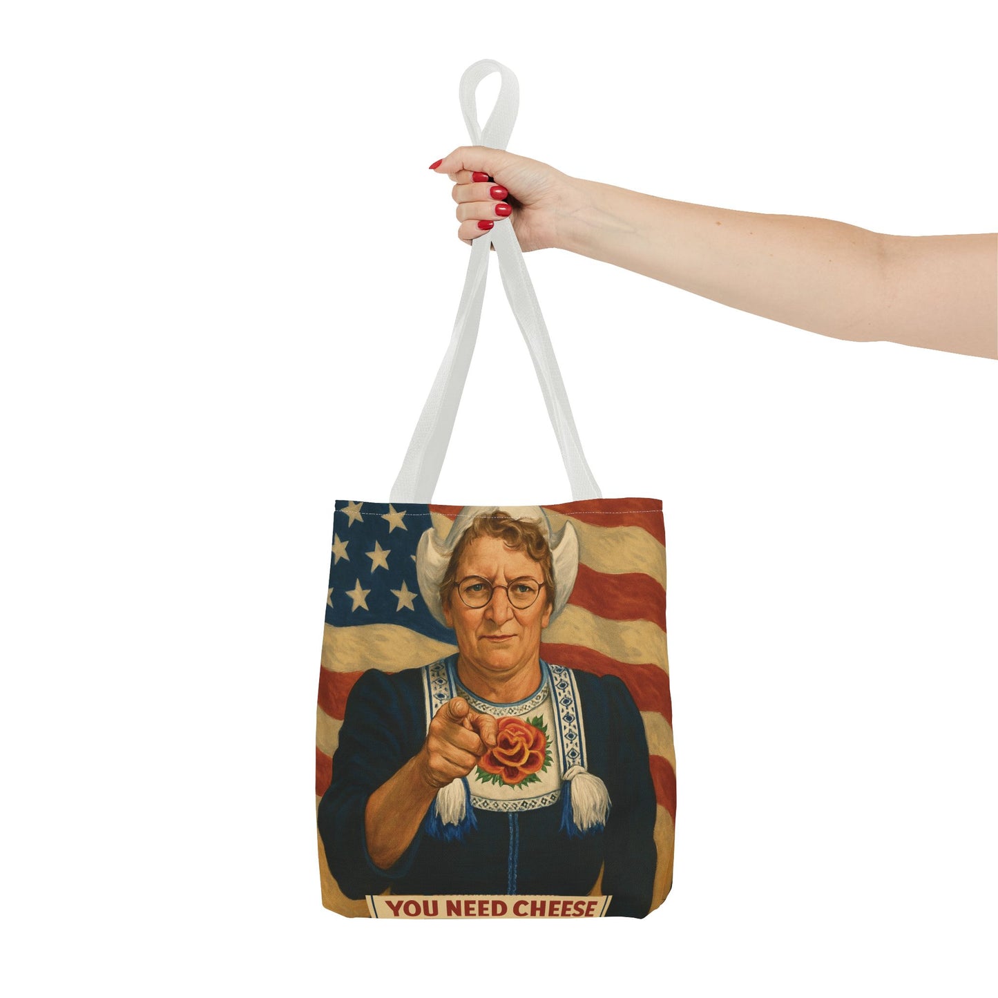 Cheese Lover Tote Bag - Authentic Olga's Merch
