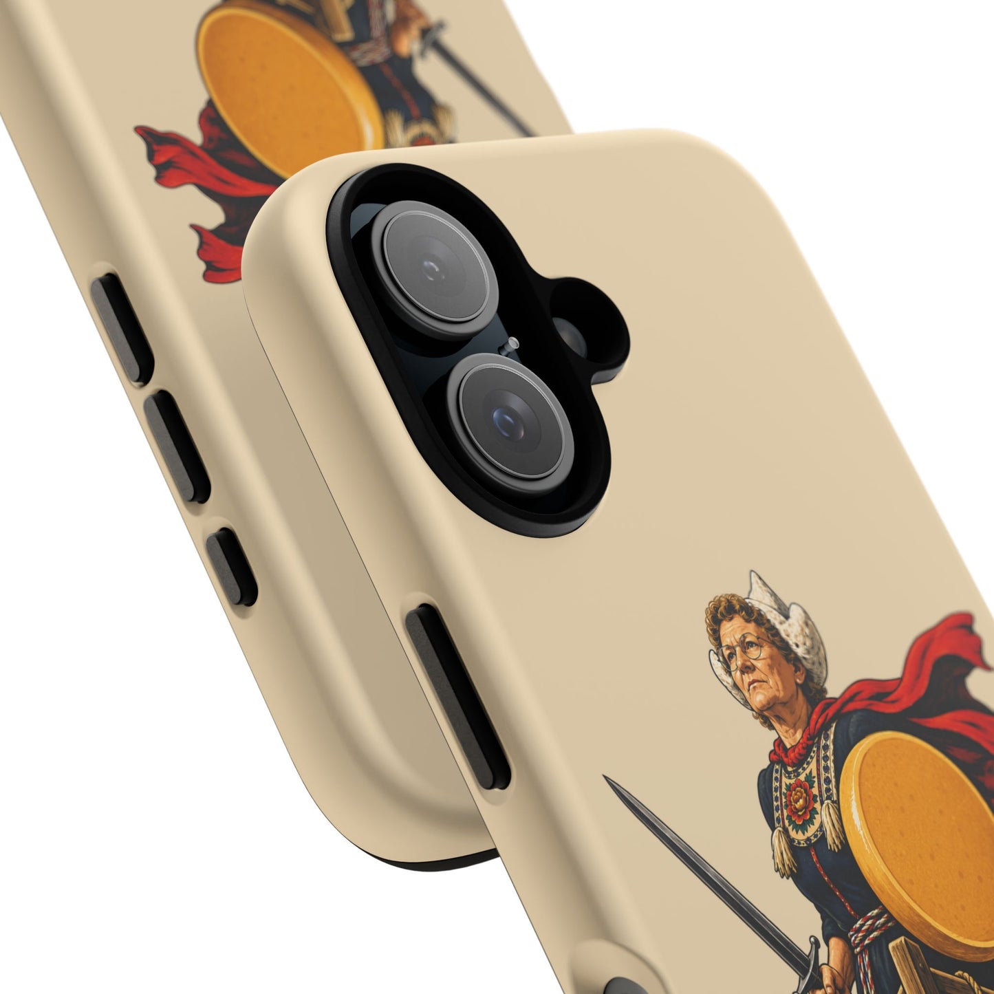 The Goudassey Phone Case — Viking Cheese Shield Design