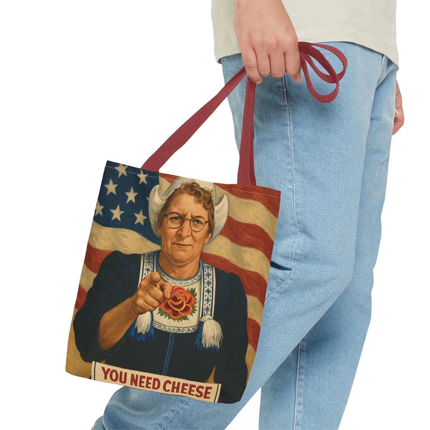 Cheese Lover Tote Bag - Authentic Olga's Merch